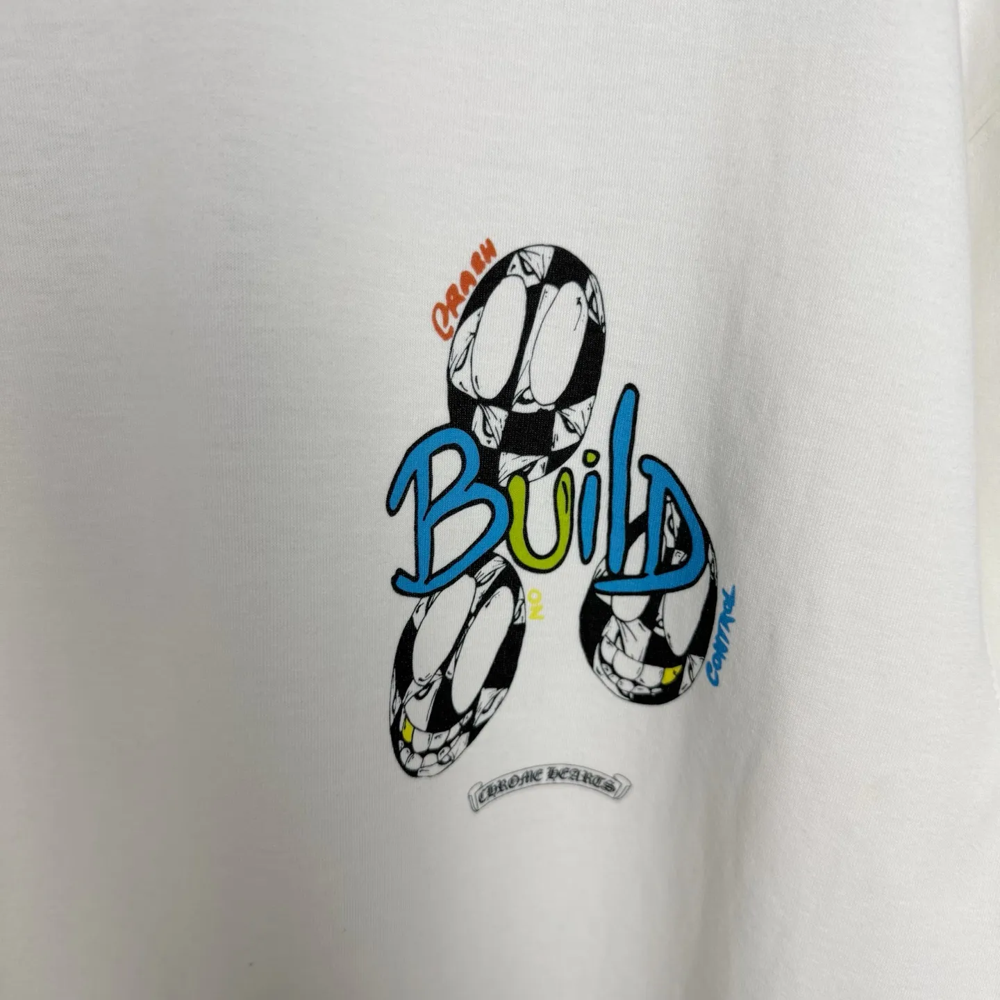 🅿️230 Chrome Hearts double-sided logo jacquard round neck half-sleeved T-shirt. Customized fabric, digital direct printing, 280g weight, loose fit. The color is very suitable for summer and the same style for men and women. Solid color sizes: S-XL